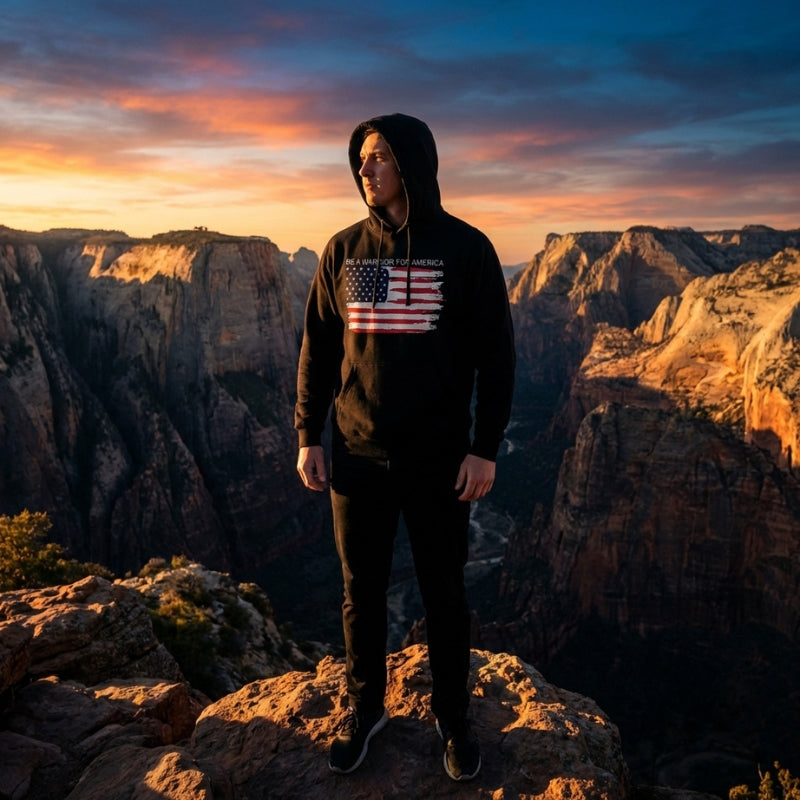 Be A Warrior For America Hoodie