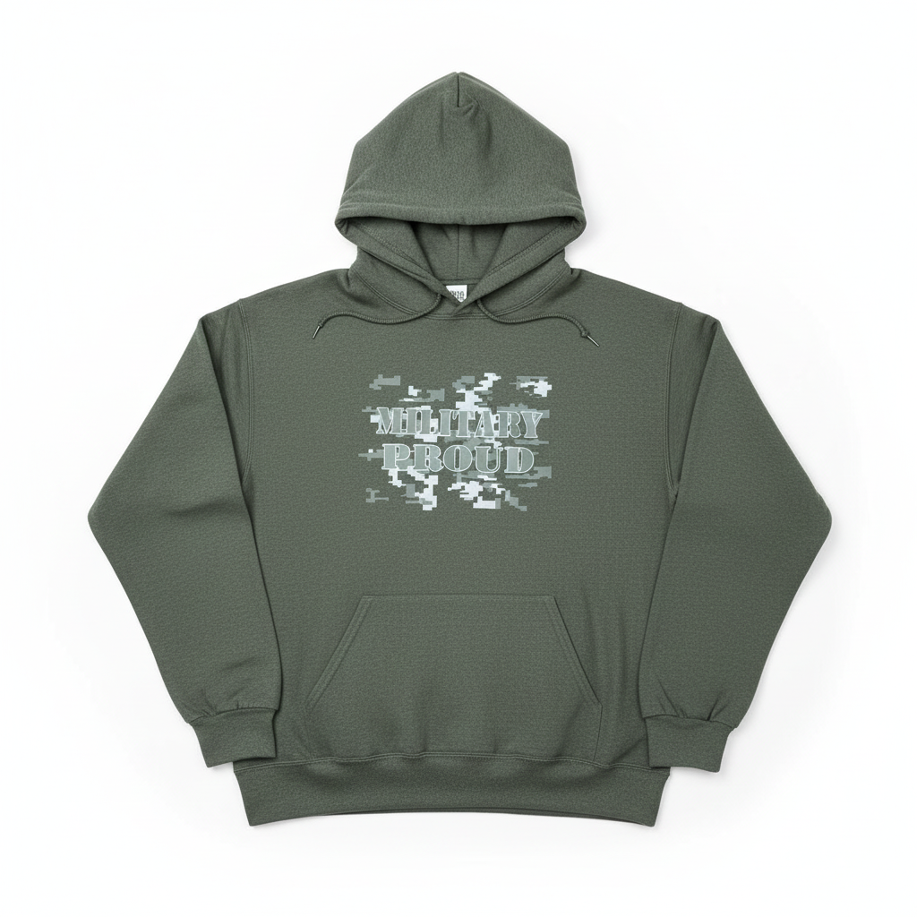 Military Proud Camo Hoodie