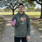 Military Proud Camo Hoodie